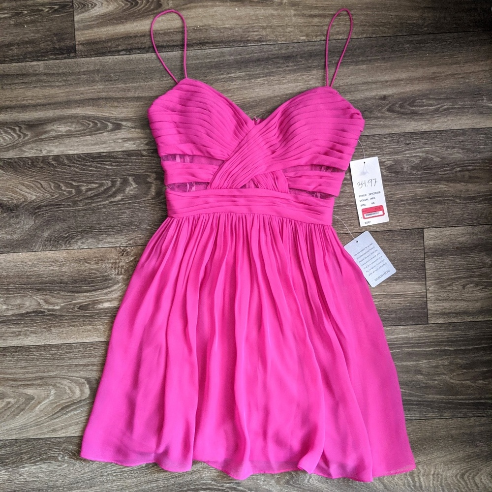 Flirty Dress - Pink/Magenta - Hailey Logan - 5/6
